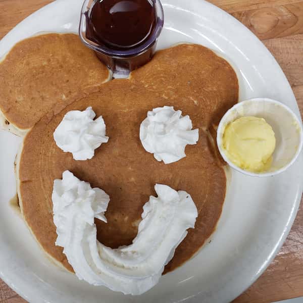 CHILDRENS BREAKFAST MENU Mickey Mouse Pancake 1